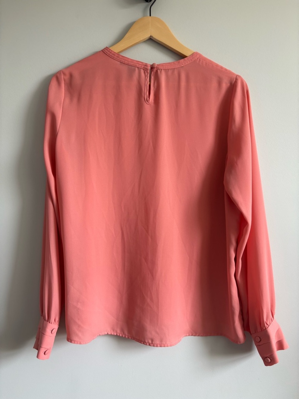Scotch & Soda Maison Scotch Pleat-Front Blouse | Size Medium - Picture 6 of 7